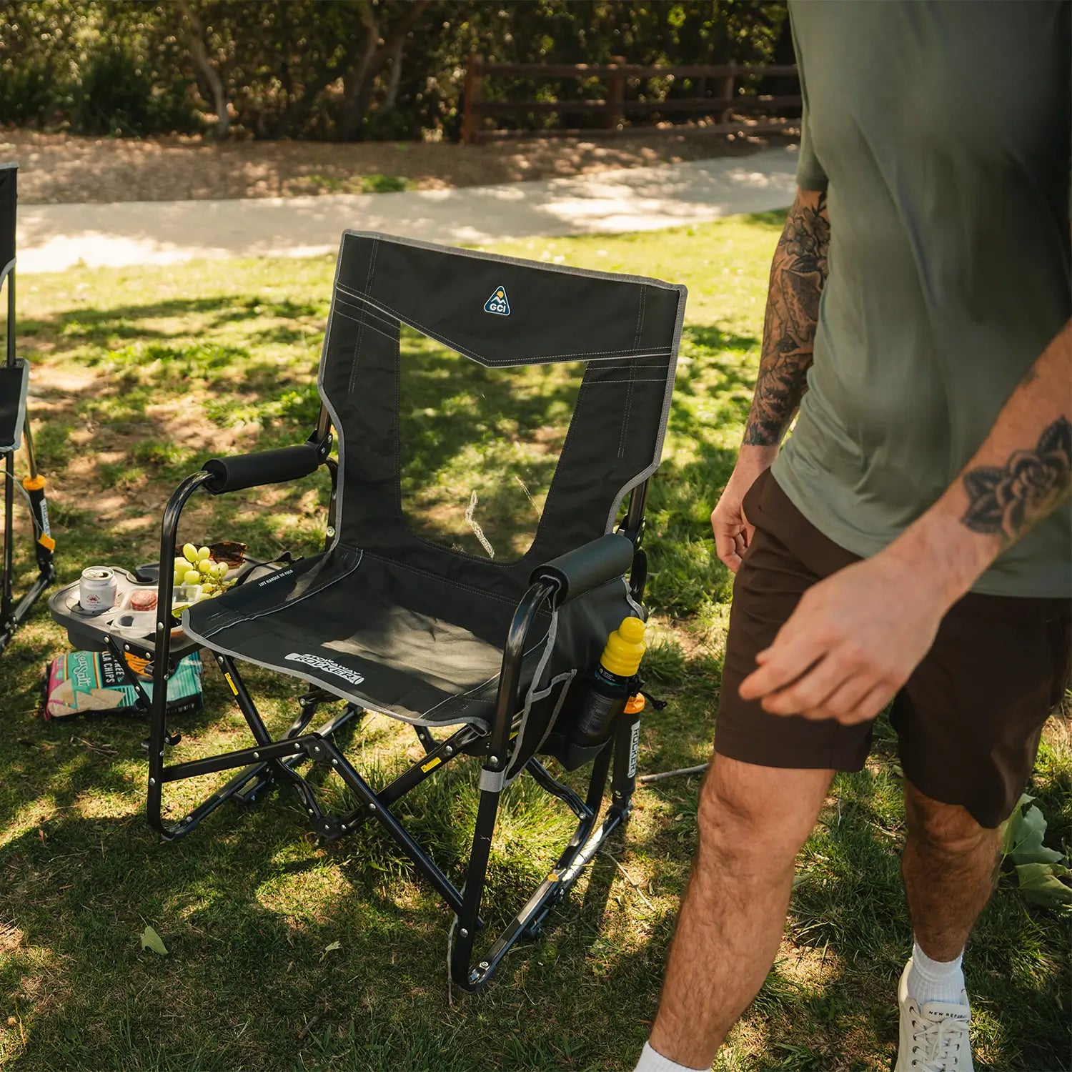 Stowaway Rocker™ with Side Table